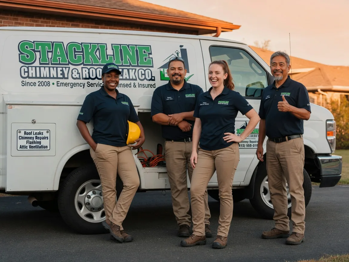 Chimney flashing repair company in Iuka, MS
